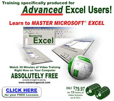 30 minutes of Excel Lessons